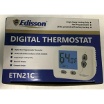 DIGITAL THERMOSTAT, EDISSON 24VAC AND BATTERY BACK UP