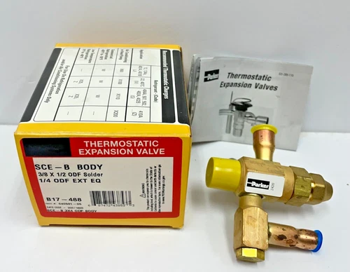s-l500-393.webp THERMOSTATIC EXPANSION VALVE; SCE-B 3X4 BODY - Image 1