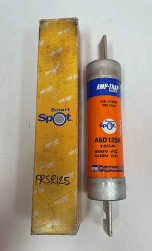 s-l500-443.webp Ferraz Shawmut Amp-Trap 2000 A6d125r Fuse Dual Element Time Delay - Image 1