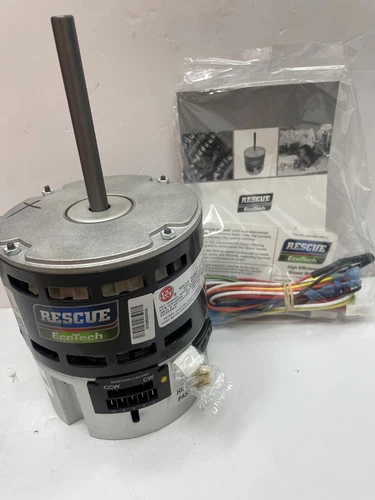 s-l500-457.webp US Motors RESCUE EcoTech M55PWTYL-0076 ECM Blower Motor 1/2HP 115/208-230V V587 - Image 1