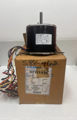s-l500-464.webp A.O. Smith F48SN6L30 (OFR1036) Air Conditioner Motor 1/3 HP NEW - Image 1