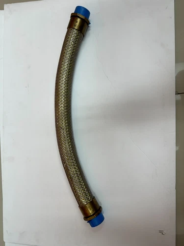 s-l500-533.webp STAINLESS STEEL BRAIDED HOSE WITH THREADED NIPPLES 28 - Image 1