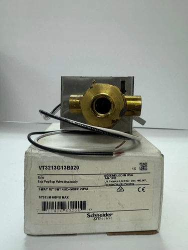 s-l500-609.webp SCHNEIDER ELECTRIC ERIE POPTOP VALVE 3-WAY 1/2" SWT 4.0Cv 25-PSI - Image 1
