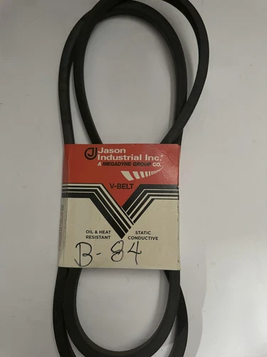 s-l500-718.webp Jason Industrial Inc V-Belt, Classic Wrapped Rubber X3 V-Belt, Blac - Image 1