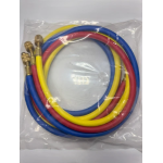 Manifold charging hose 36 in Long 1/4 in SAE x 5/16 in Red/Blue Hose, 1/4 i