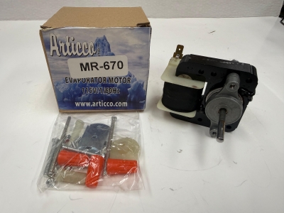 Articco model MR- 670 evaporator motor