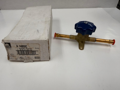 Mueller A14850C Packless Diaphragm Valve, 3/8 Solder Straight Through Extended