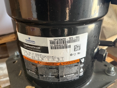 Emerson Copeland Scroll compressor model number ZP236KCE-TE5-966 - Image 2