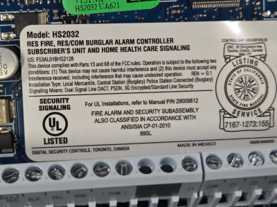 DSC Alarm System HS2032 Power Series Neo Control Panel 8 - 32 Zone - Image 3