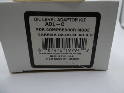 Sporlan Oil Level Control 968009 AOL-C CARRIER ADAPTER - Image 2