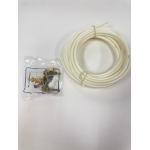 Refrigerator Ice Maker Water Line Tubing Installation Kit 25 Ft 1/4"