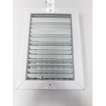 white, sidewall air register grille (12x8)