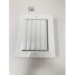 white metal HVAC ceiling register    (8X6)