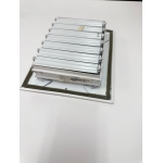 white metal HVAC ceiling register    (8X6) - Image 3