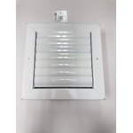 1-way white ceiling grille from GTI (8X8)