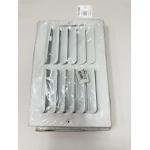 white TRUaire 401M 10X06  1-way fixed curved blade wall or ceiling register.