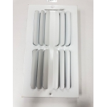 Truaire 402M 12X06 white steel register or grille for HVAC systems