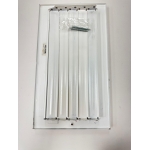 Truaire 402M 12X06 white steel register or grille for HVAC systems - Image 2