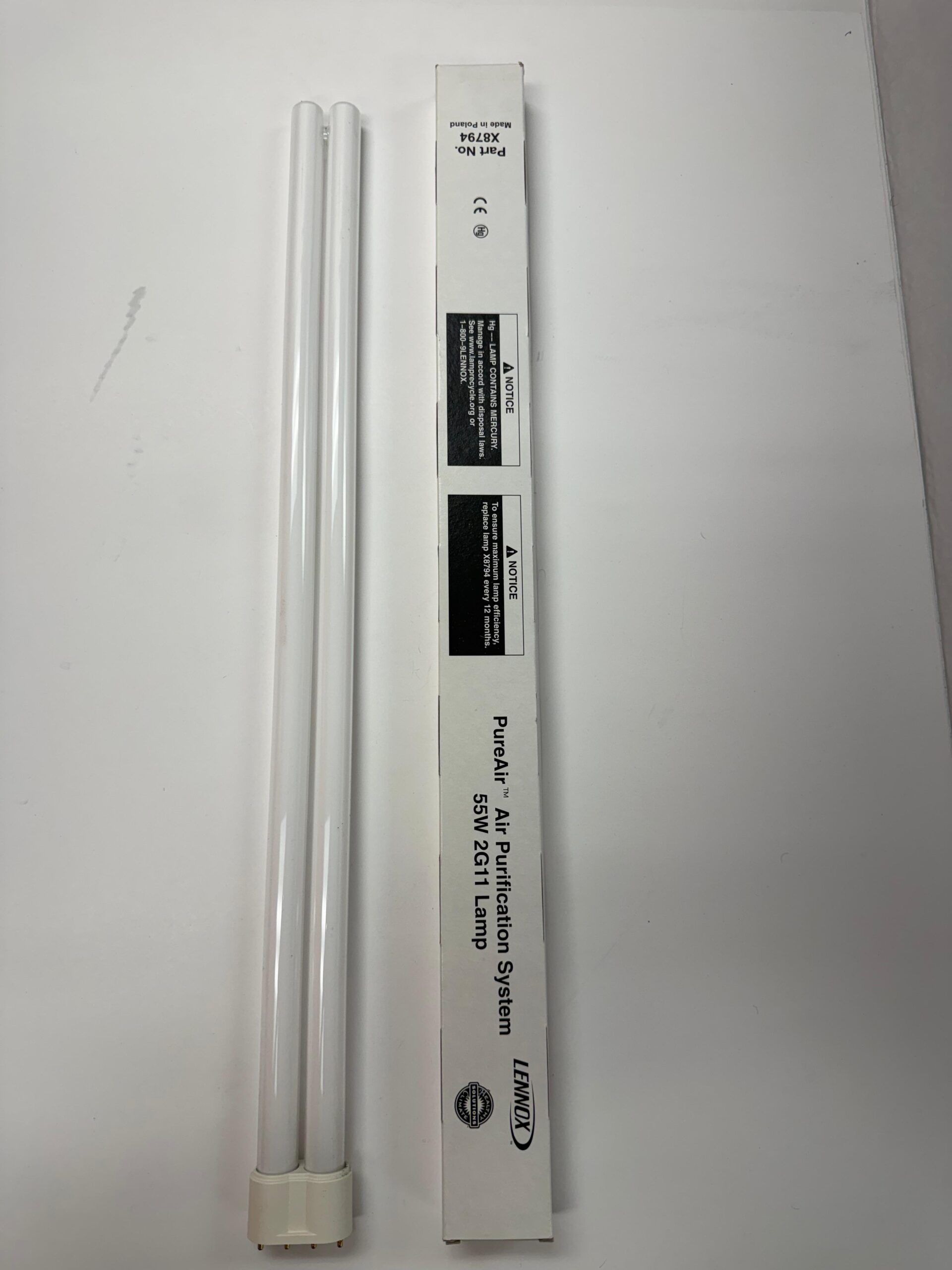 WhatsApp Image 2026-05-01 at 11.23.34 AM Lennox PureAir 55W 2G11 air purification system lamp - Image 1