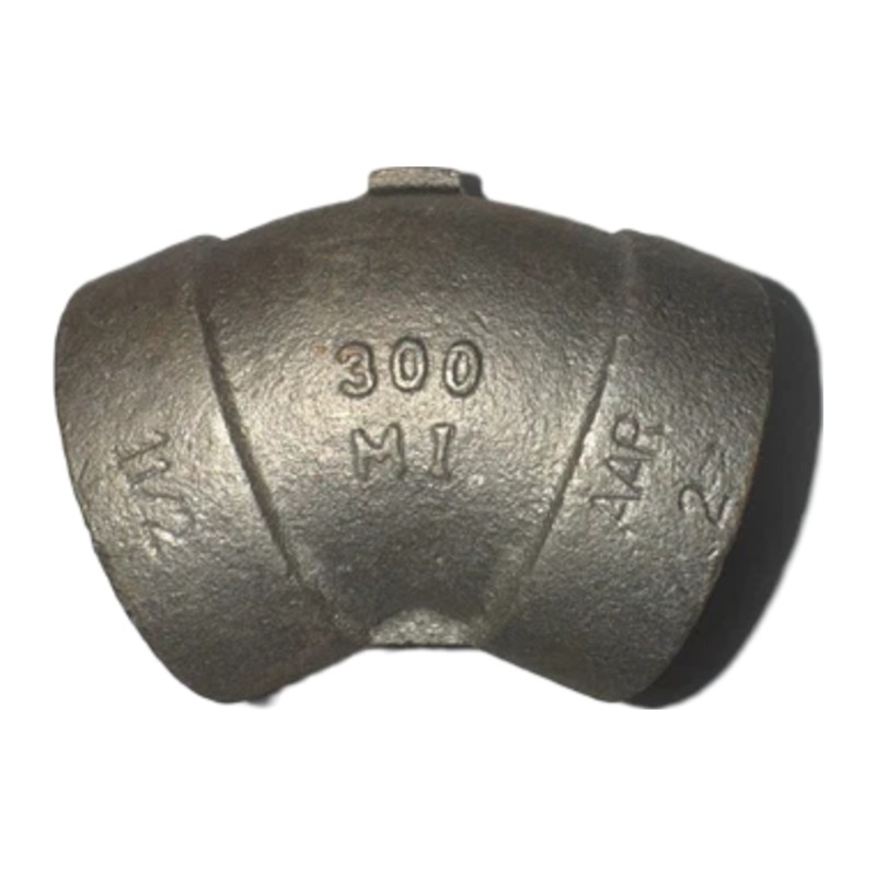 1-1/2" Class 300 Malleable Iron 45 Degree Elbow 1-1/2" Class 300 Malleable Iron 45 Degree Elbow