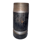1-1/2" x 4" Black Steel Pipe Nipple