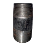 1-1/4" x 4" Black Steel Pipe Nipple