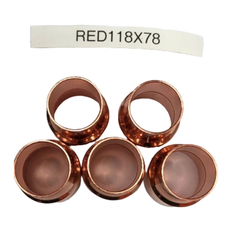 1-1/8" x 7/8" OD Copper Reducer, ACR, Pack of 10 1-1/8" x 7/8" OD Copper Reducer, ACR, Pack of 10