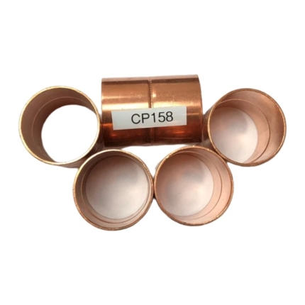 1-5/8" OD Copper Coupling, ACR, Pack of 5