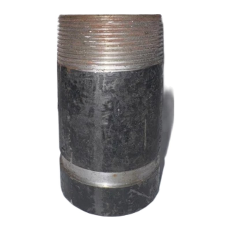 2-1/4" x 4" Black Steel Pipe Nipple (Custom Size) 2-1/4" x 4" Black Steel Pipe Nipple (Custom Size)