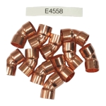5/8" OD Copper 45° Elbow, ACR, Pack of 10
