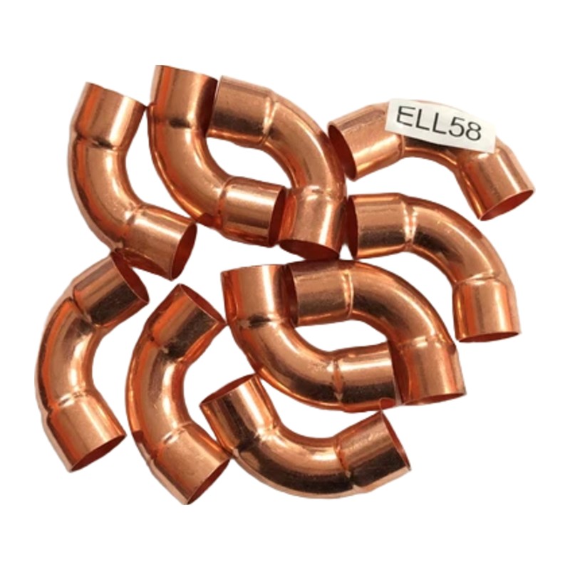 5/8" OD Copper Long Radius 90° Elbow, ACR, Pack of 10 5/8" OD Copper Long Radius 90° Elbow, ACR, Pack of 10