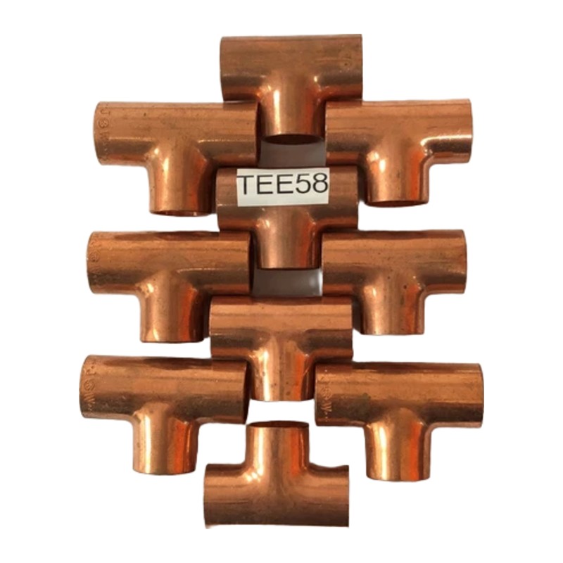 5/8" OD Copper Tee, ACR, Pack of 10 5/8" OD Copper Tee, ACR, Pack of 10