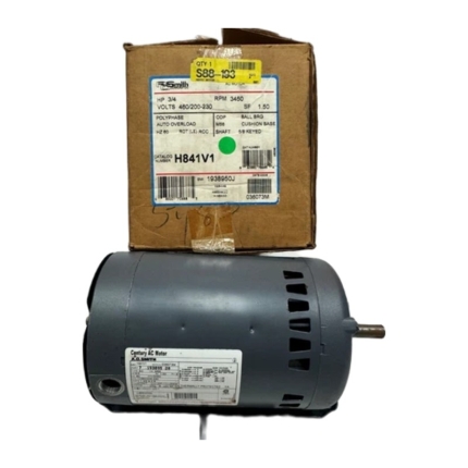 A.O. Smith H841V1 Belt Drive Blower Motor, 3/4 HP, 200-230/460V, 3450 RPM