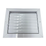 ACLaminaire Ceiling Grille, White, 8" x 10"