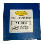 ACR Source AD419S Liquid Line Filter Drier, 1-1/8" ODF solder, 41 cu. in.