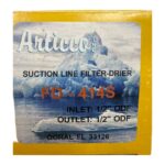 Articco FD-414S Suction Line Filter Drier, 1/2" ODF solder, 41 cu. in. view 4