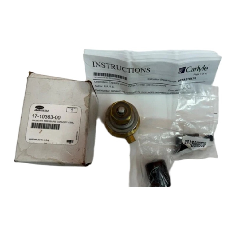 Carlyle 17-10363-00 Capacity Control Valve Kit
