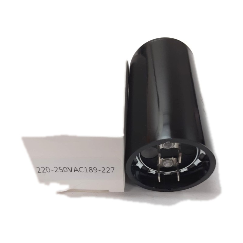 CD60 189-227MFD Motor Starting Capacitor, 189-227 MFD, 220-250 VAC CD60 189-227MFD Motor Starting Capacitor, 189-227 MFD, 220-250 VAC