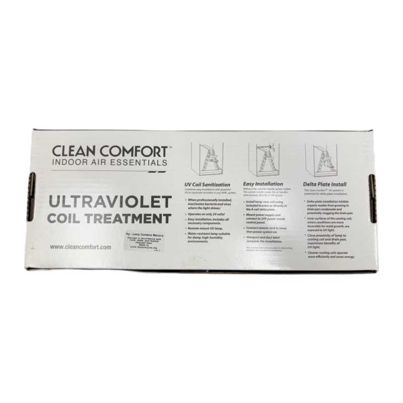 Clean Comfort Ultraviolet (UV) Coil Treatment System Clean Comfort Ultraviolet (UV) Coil Treatment System