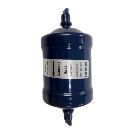 Coolmaster FD-082S Liquid Line Filter Drier, 1/4" ODF solder, 8 cu. in. view 2