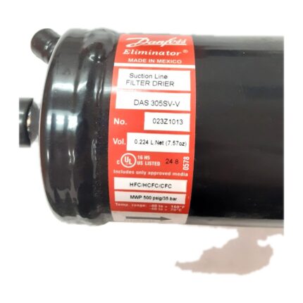 Danfoss DAS 305SV-V Eliminator Suction Line Filter Drier view 2