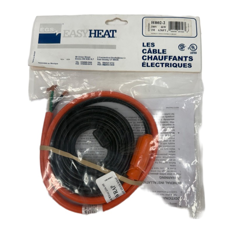 EasyHeat HB02-2 Freeze Protection Cable EasyHeat HB02-2 Freeze Protection Cable