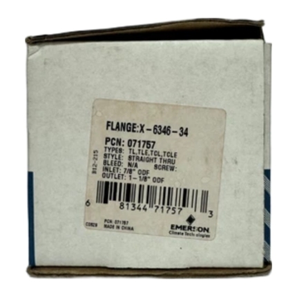 Emerson Alco X6346-34 Flange, 7/8" x 1-1/8" (071757)