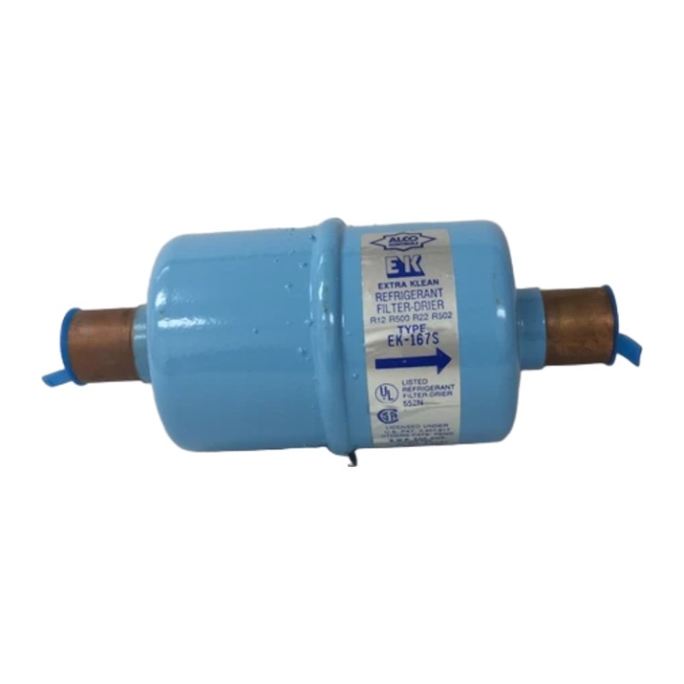 Emerson EK-167S Liquid Line Filter Drier, 7/8" ODF solder (sweat), 16 cu. in.