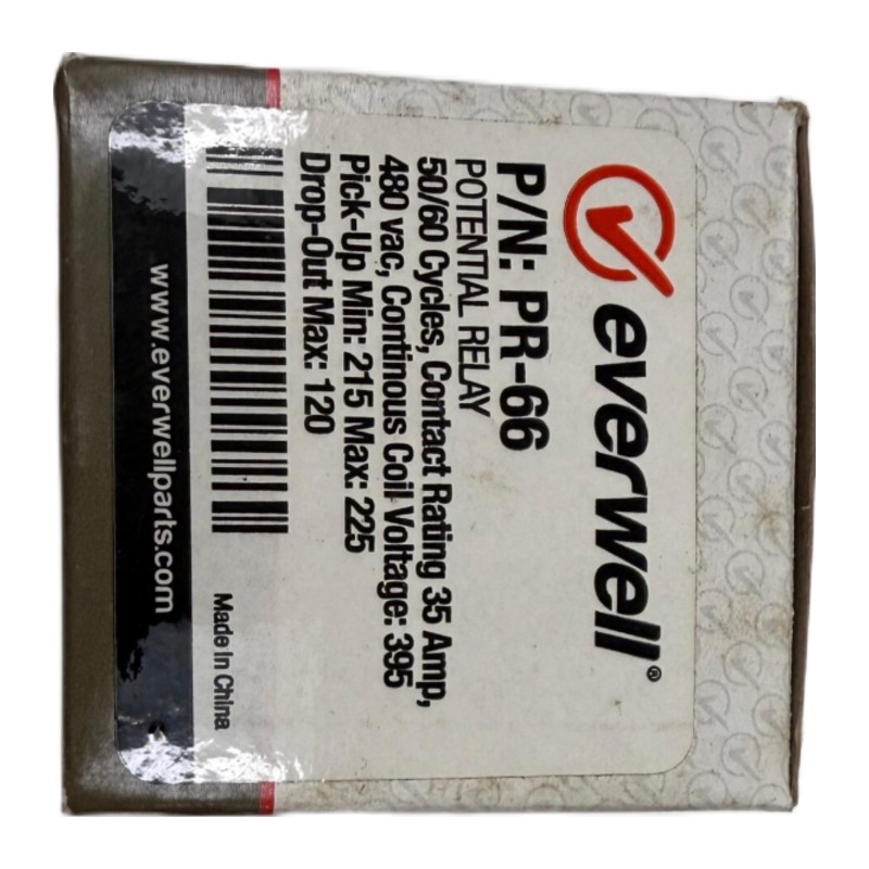 Everwell PR-66 Potential Relay Everwell PR-66 Potential Relay