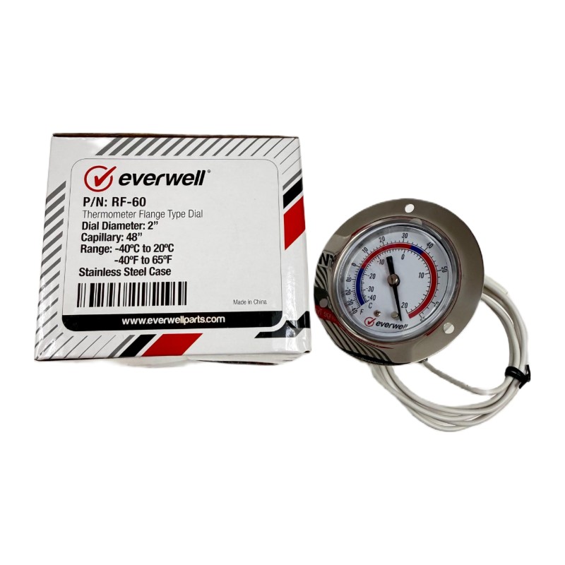 Everwell RF-60 Flange Type Dial Thermometer Everwell RF-60 Flange Type Dial Thermometer