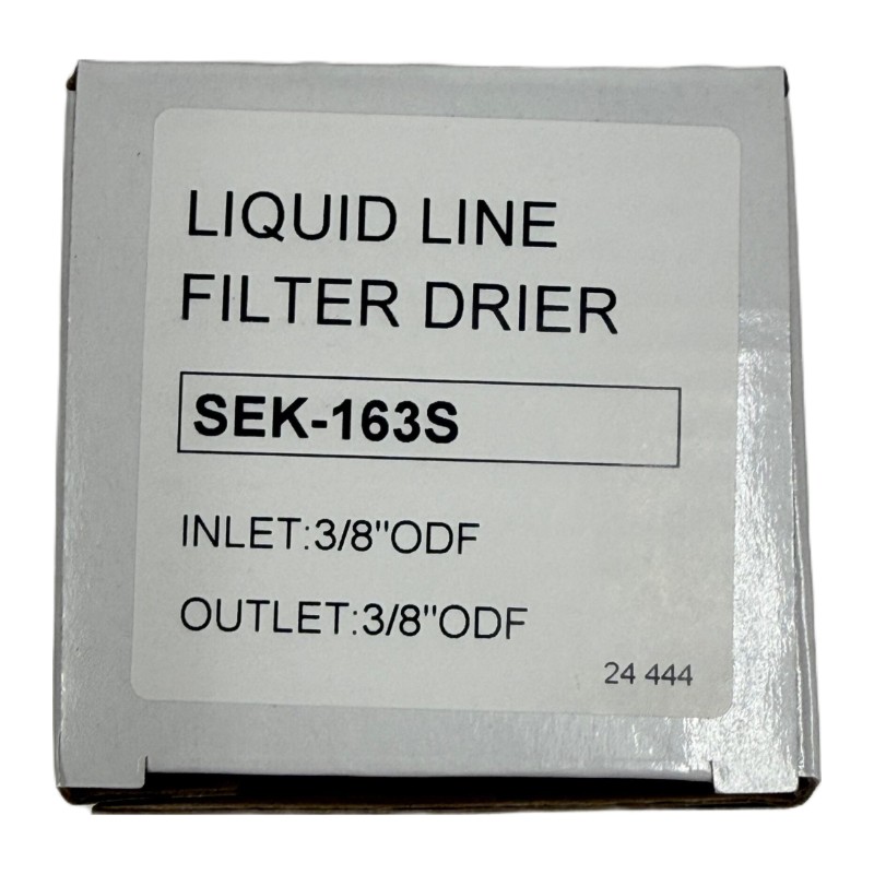 Everwell SEK-163S Liquid Line Filter Drier, 3/8" ODF solder, 16 cu. in. Everwell SEK-163S Liquid Line Filter Drier, 3/8" ODF solder, 16 cu. in.