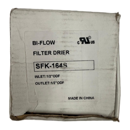 Everwell SFK-164S Bi-Flow Filter Drier, 1/2" ODF solder, 16 cu. in.