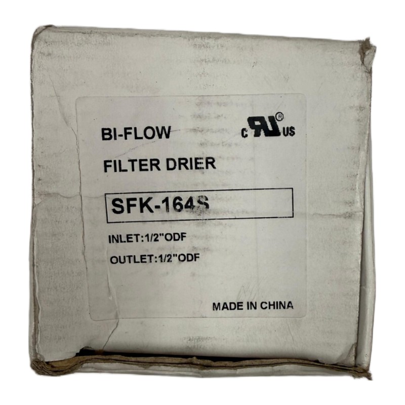 Everwell SFK-164S Bi-Flow Filter Drier, 1/2" ODF solder, 16 cu. in. Everwell SFK-164S Bi-Flow Filter Drier, 1/2" ODF solder, 16 cu. in.