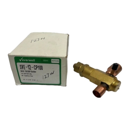 Everwell SVE-12-CP100 Thermostatic Expansion Valve, R-22